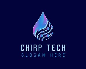 Droplet Tech Network logo design