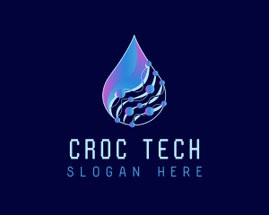 Droplet Tech Network logo design