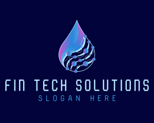 Droplet Tech Network logo design