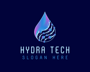 Droplet Tech Network logo design