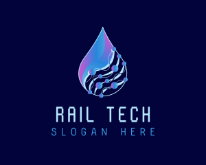 Droplet Tech Network logo design