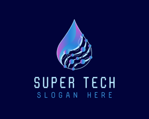 Droplet Tech Network logo design