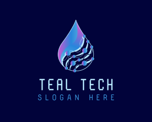 Droplet Tech Network logo design