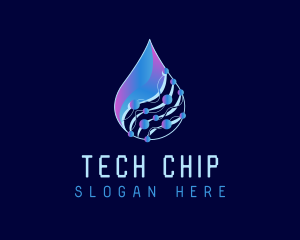 Droplet Tech Network logo design