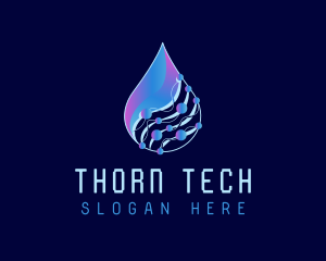 Droplet Tech Network logo design