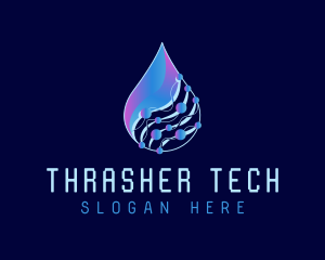 Droplet Tech Network logo design