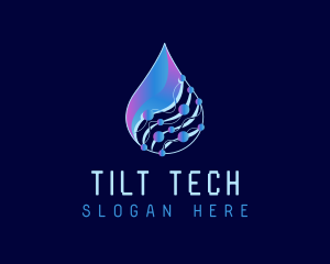 Droplet Tech Network logo design