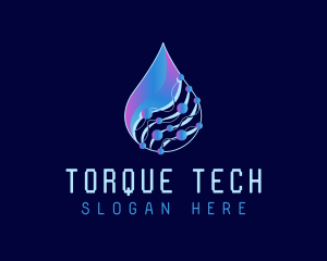 Droplet Tech Network logo design