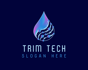 Droplet Tech Network logo design