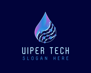 Droplet Tech Network logo design