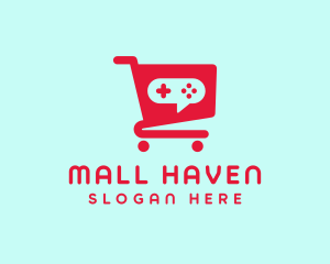 Console Shopping Cart logo design