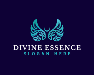 Divine - Wings Angel Halo logo design