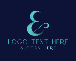 Type - Upscale Ampersand Business logo design
