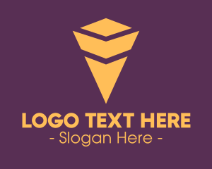 Business Solutions - Yellow Tech Arrow logo design