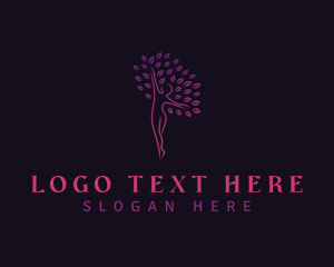 Beauty - Feminine Beauty Tree logo design