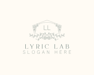 Floral Wedding Frame  logo design