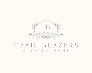 Floral Wedding Frame  logo design