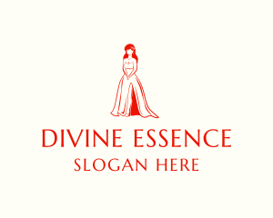 Goddess Gown Model logo design