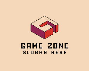 3D Pixel Letter G logo design