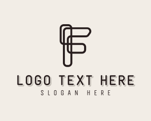 Letter F - Stylish Company Letter F logo design