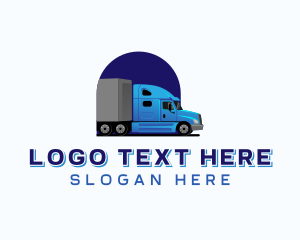 Freight Delivery Logistics Logo