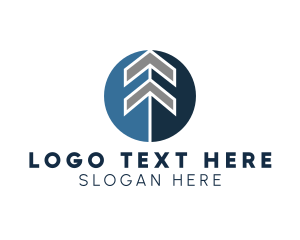 Logistics - Modern Investment Arrow logo design