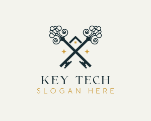 Property Residential Key logo design