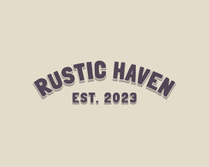 Generic Rustic Company logo design