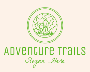 Mountain Trail Hiker logo design