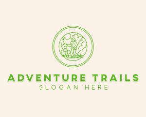 Mountain Trail Hiker logo design