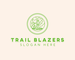 Mountain Trail Hiker logo design