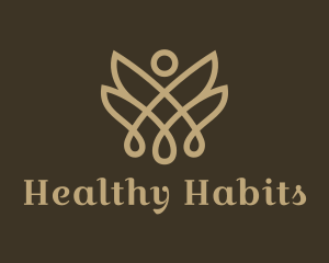 Healthy Wellness Spa logo design