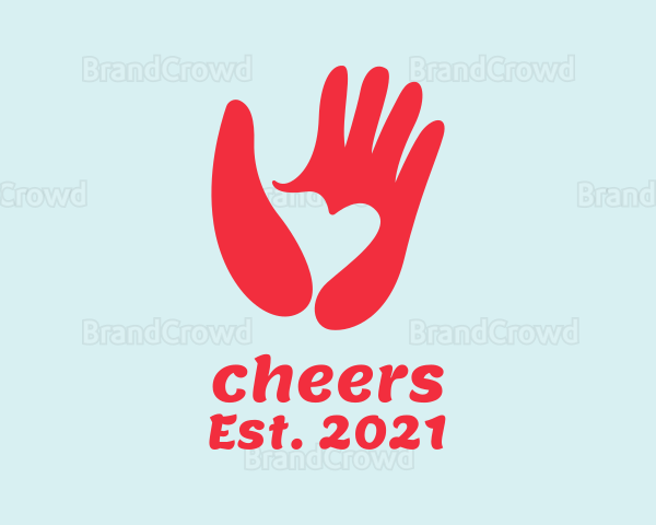 Red Heart Hands Logo