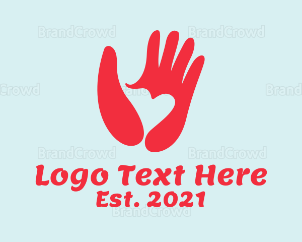 Red Heart Hands Logo