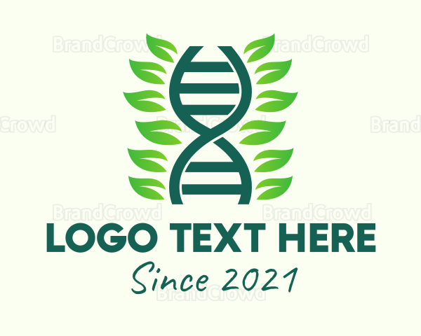 Herbal DNA Strand Logo