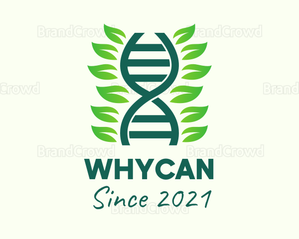 Herbal DNA Strand Logo