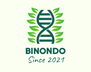 Dna Chromosome - Herbal DNA Strand logo design