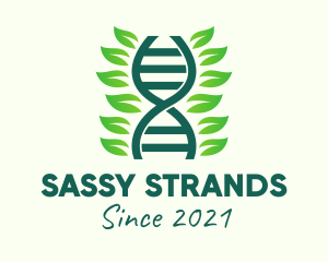 Herbal DNA Strand  logo design