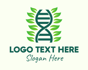 Herbal DNA Strand  Logo