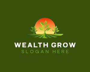 Plant Farm Landscaping logo design