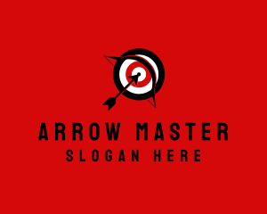 Archery - Arrow Archery Target logo design