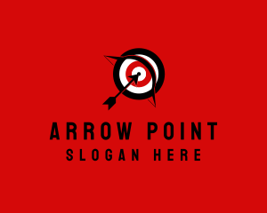 Archery - Arrow Archery Target logo design