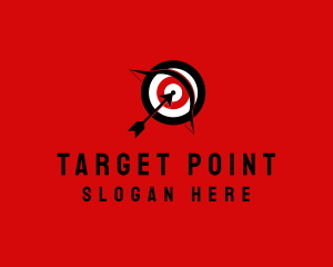 Aim - Arrow Archery Target logo design