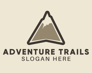 High Mountain Peak logo design