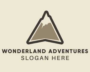 High Mountain Peak logo design