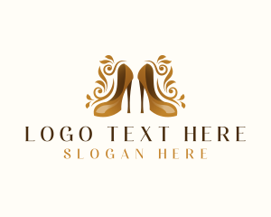 High Heels - Elegant Shoe Boutique logo design