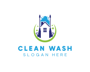 Washing - Pressure Roof Washing logo design