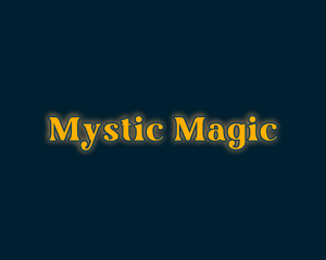 Magical Glow Aesthetic logo design
