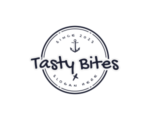 Anchor Restaurant Business logo design