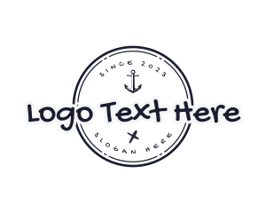 Anchor Restaurant Business logo design